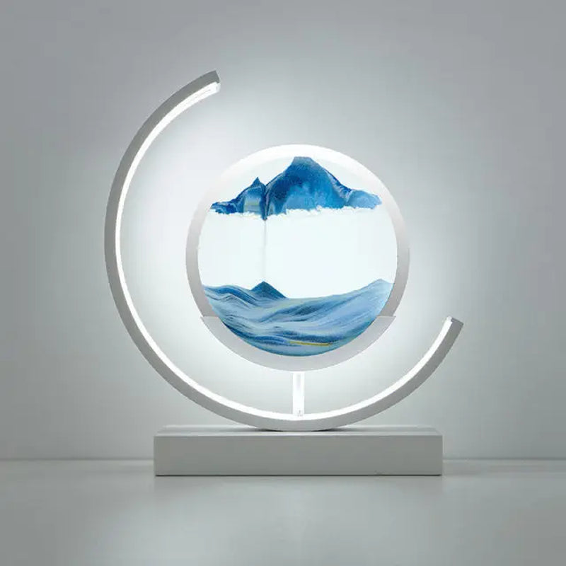 Illuminate Your Space with the Customizable 2024 LED 3D Hourglass Decoration - SLBJ1820