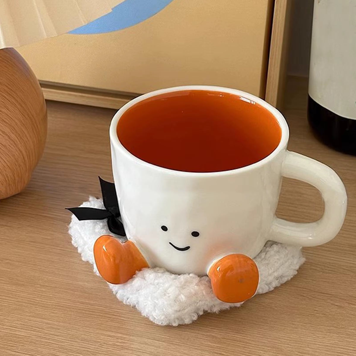 Foot Shape Coffee Mug Creative Ceramic Cup with Feet Household Water Cup Milk Mug Christmas Birthday Gifts Cafe Photography Prop