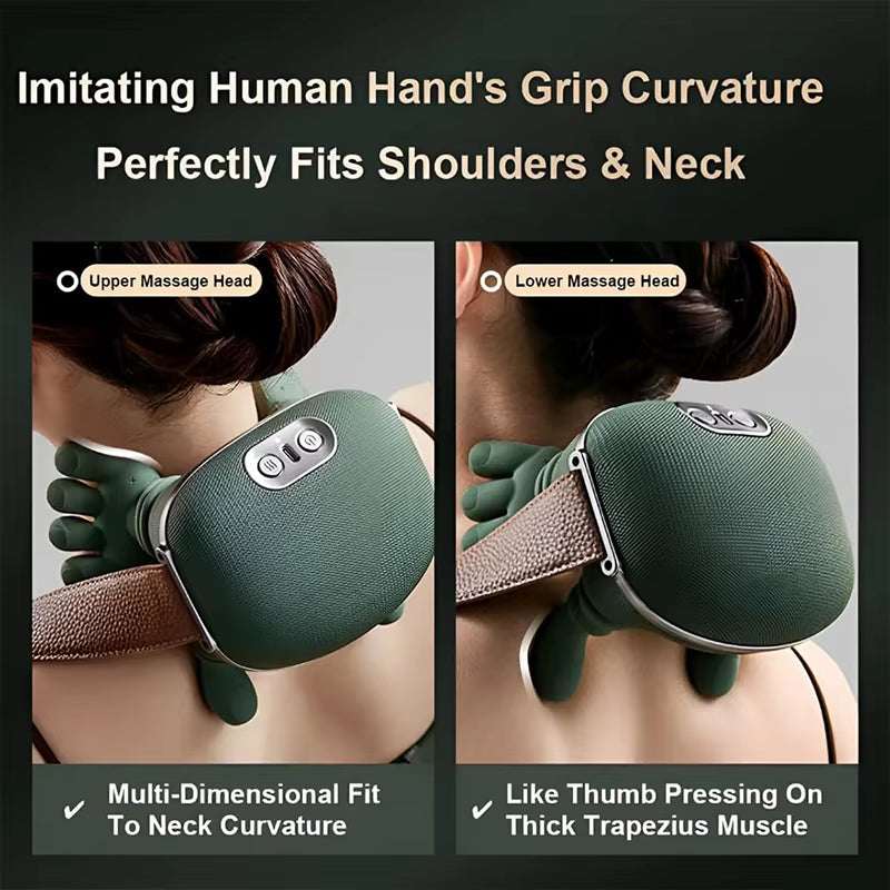 Experience Ultimate Relaxation with the 2026 Bionic Neck and Shoulder Massager N7 – 3-Level Modes for Full Body Relief