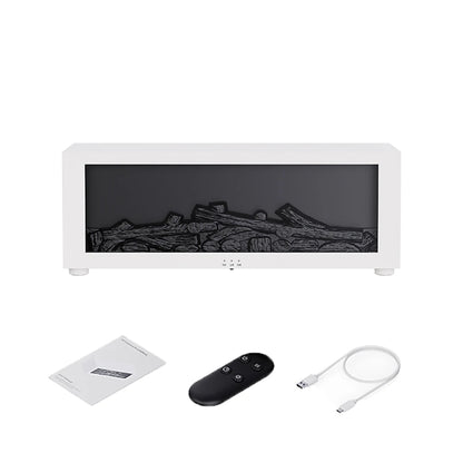Transform Your Space with the Aroma Humidifier Flame Essential Oil Diffuser - Enjoy Soothing Aromatherapy and Vibrant RGB Lighting with Remote Control