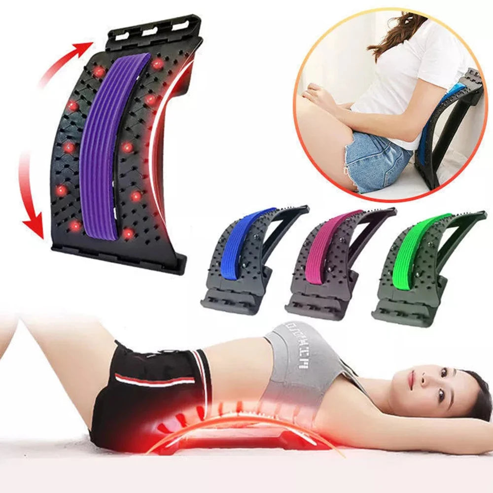 Ultimate Magnetic Back Massage Stretcher for Pain Relief and Posture Correction