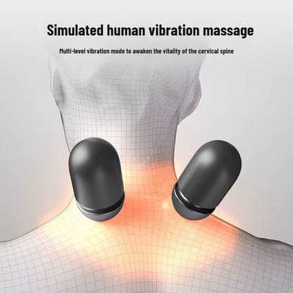 Revitalize Your Relaxation: Electric Cervical Pillow with Hot Compress and Vibration for Neck Traction and Spine Support