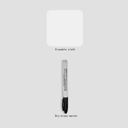 Stylish A5 Reusable Whiteboard Notebook Set - Complete with Pen, Erasing Cloth & Weekly Planner for Effortless Organization
