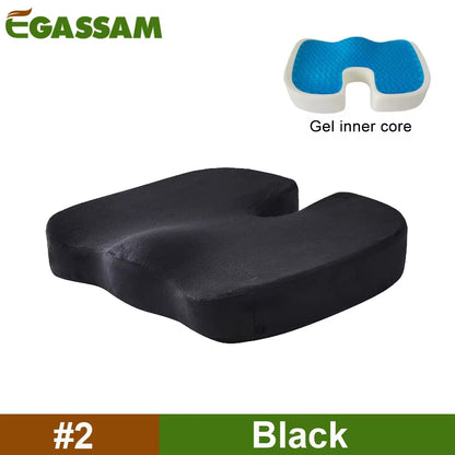Experience Ultimate Comfort with Our Gel Enhanced Orthopedic Seat Cushion - Perfect for Office, Car, and Travel!