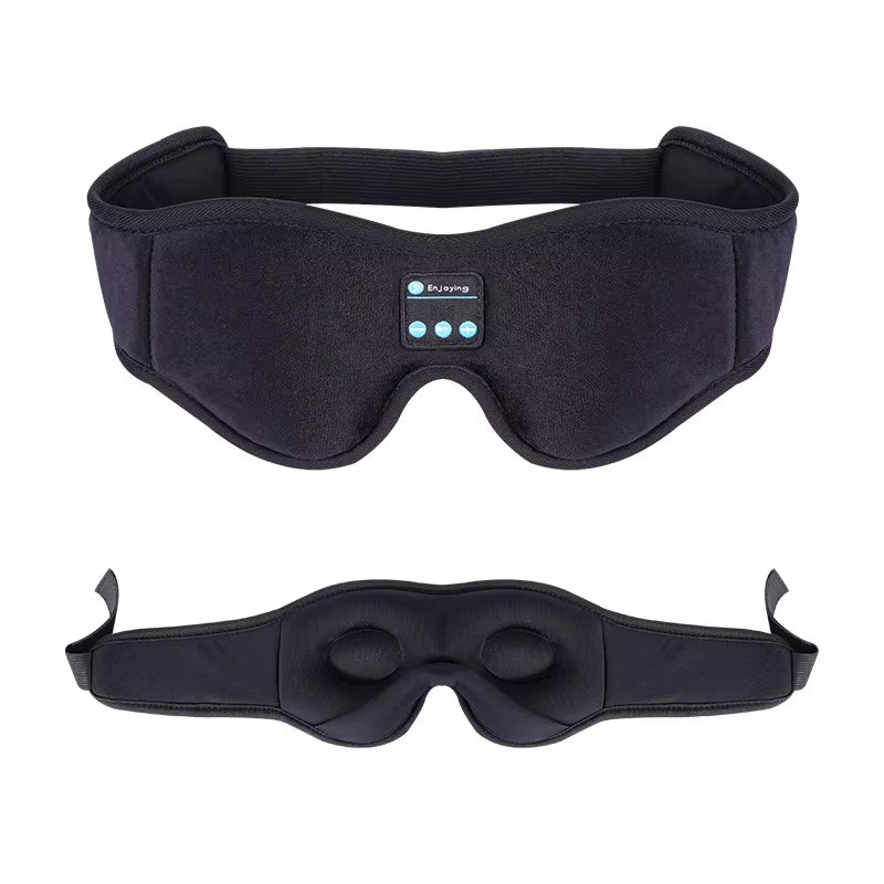 Experience Ultimate Comfort with Our Bluetooth Sleeping Headphones 3D Eye Mask - Wireless, Soft, and Perfect for Travel Naps!