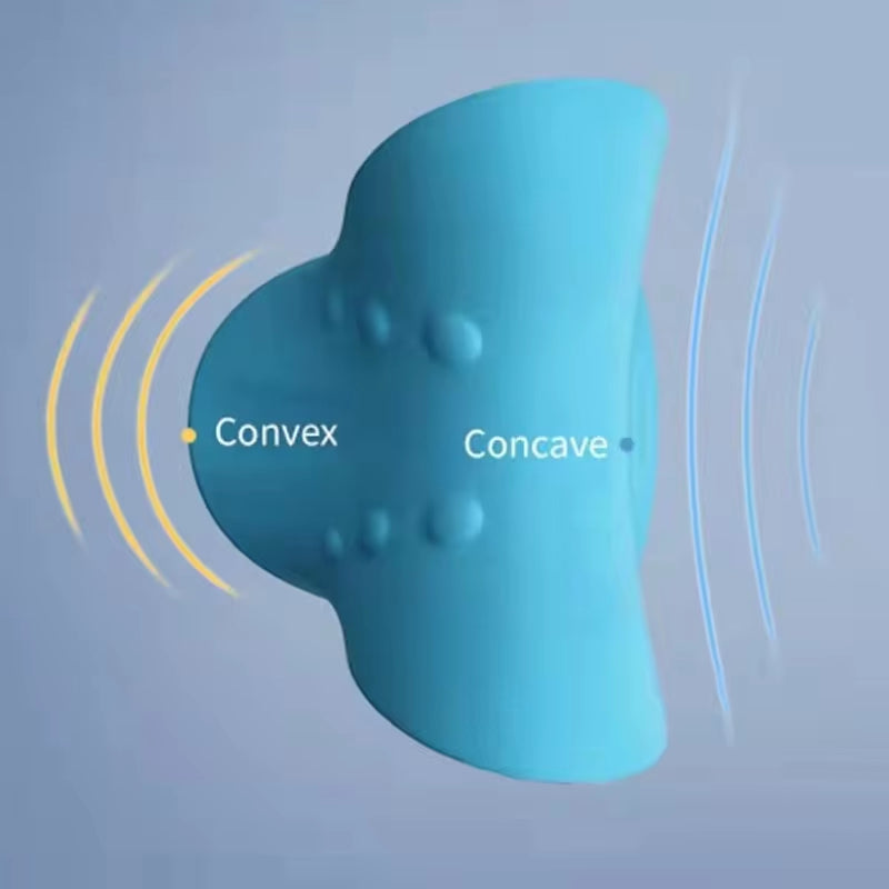 Cervical Spine Stretch Neck and Shoulder Relaxer - Ultimate Cervical Muscle Relaxation and Pain Relief Massage Pillow