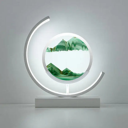 Illuminate Your Space with the Customizable 2024 LED 3D Hourglass Decoration - SLBJ1820