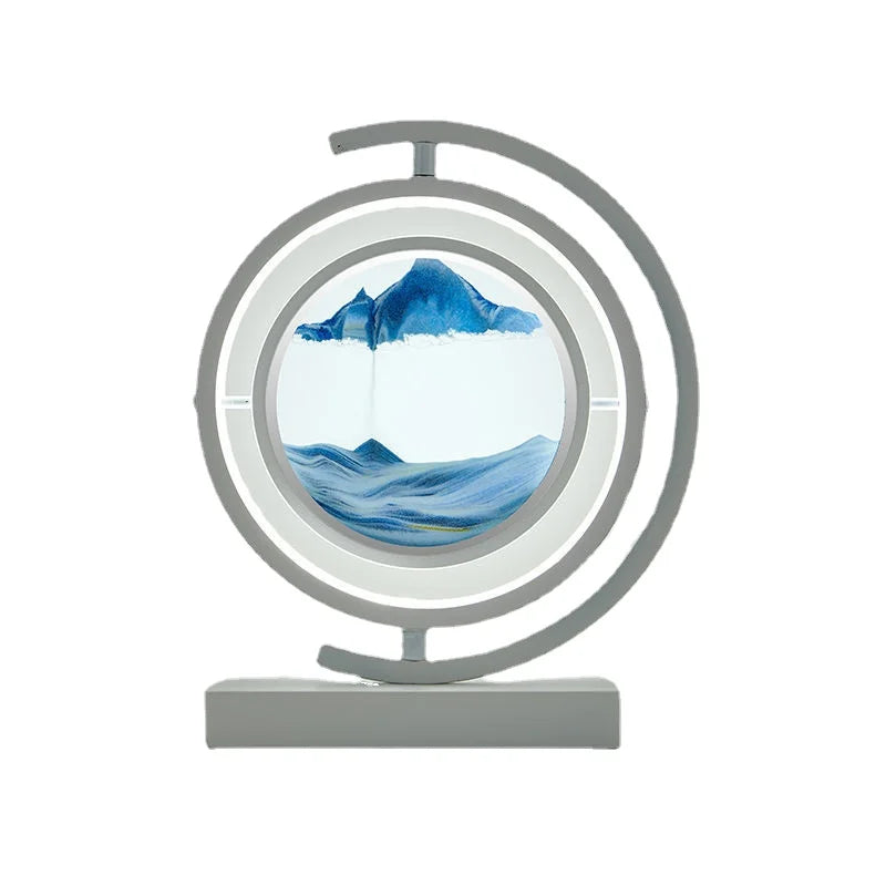Illuminate Your Space with the Customizable 2024 LED 3D Hourglass Decoration - SLBJ1820