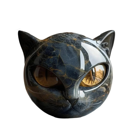 Charming Black Cat Resin Figurine - Perfect Keepsake Gift for Cat Lovers and Office Decor