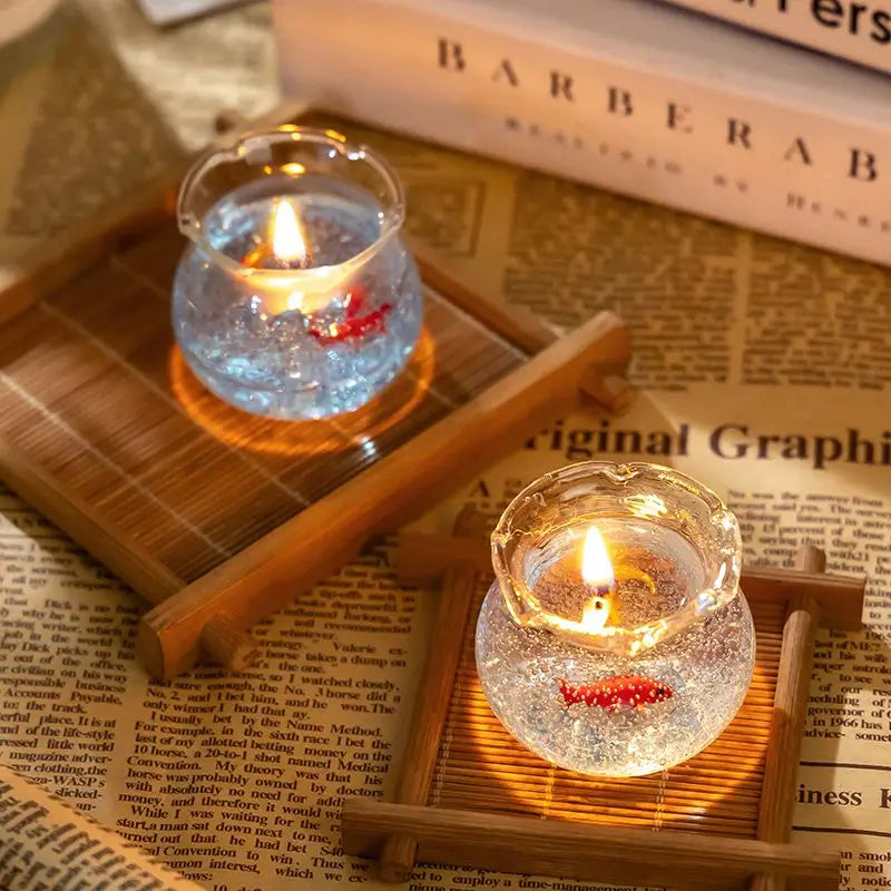 Transform Your Space with the Aromatherapy Candle: A Unique Bedroom Companion and Gift for Fish Tank Lovers