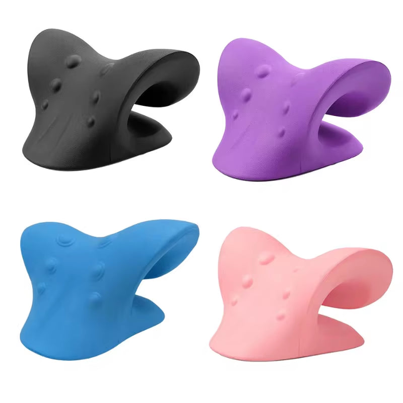 Cervical Spine Stretch Neck and Shoulder Relaxer - Ultimate Cervical Muscle Relaxation and Pain Relief Massage Pillow