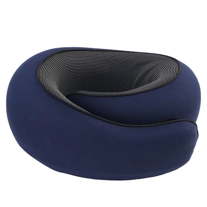 Ultimate Travel Companion: Portable U-Shaped Memory Foam Pillow for Neck Support and Comfort on the Go