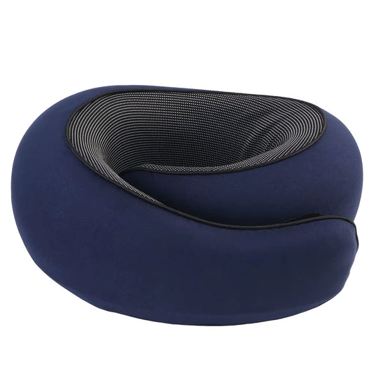 Ultimate Travel Companion: Portable U-Shaped Memory Foam Pillow for Neck Support and Comfort on the Go