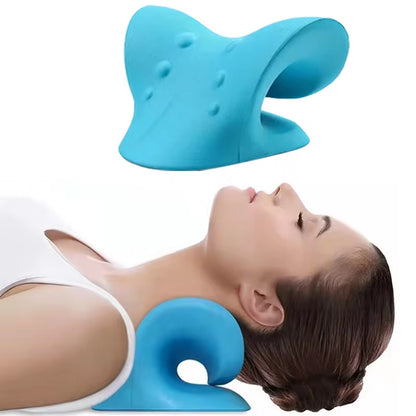 Cervical Spine Stretch Neck and Shoulder Relaxer - Ultimate Cervical Muscle Relaxation and Pain Relief Massage Pillow