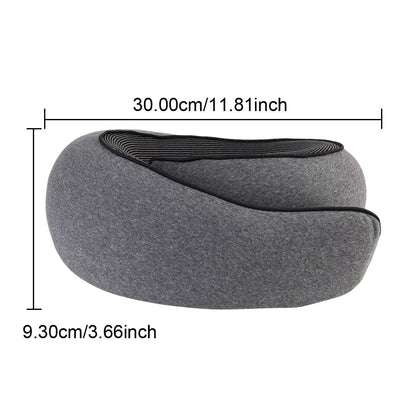 Ultimate Travel Companion: Portable U-Shaped Memory Foam Pillow for Neck Support and Comfort on the Go
