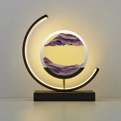 Illuminate Your Space with the Customizable 2024 LED 3D Hourglass Decoration - SLBJ1820