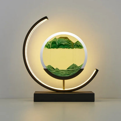 Illuminate Your Space with the Customizable 2024 LED 3D Hourglass Decoration - SLBJ1820