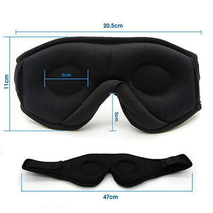 Experience Ultimate Relaxation with Our Bluetooth 3D Eye Mask Headphones – Perfect for Sleep and Music!