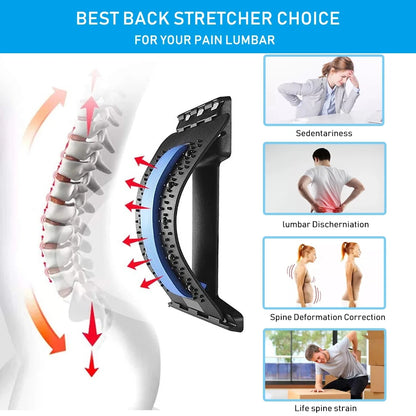 Ultimate Magnetic Back Massage Stretcher for Pain Relief and Posture Correction