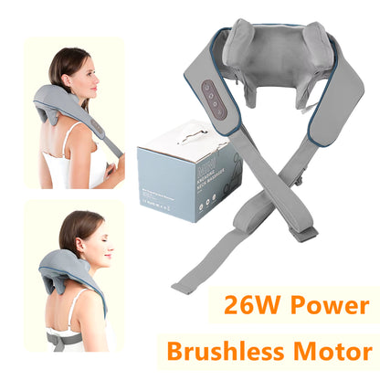 Experience Ultimate Relaxation with the Wireless Neck and Back Massager - Perfect for Neck and Shoulder Relief