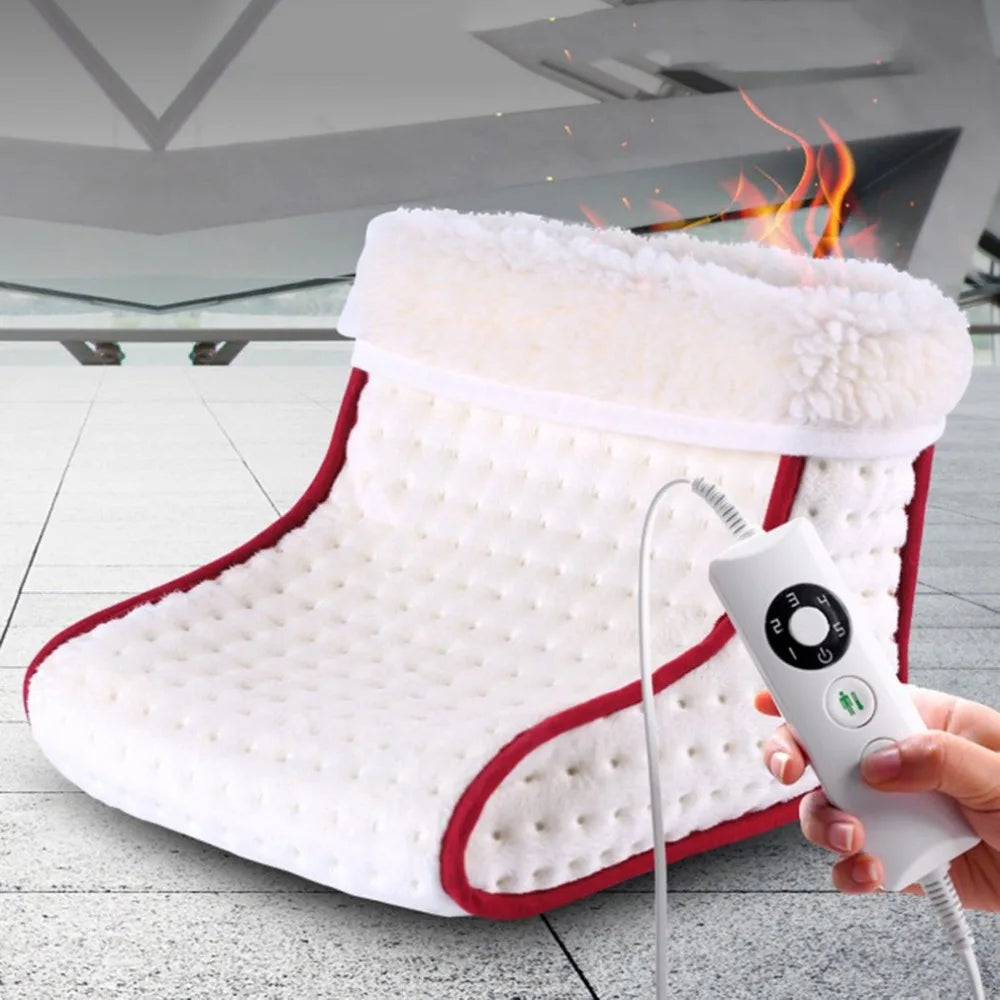 Indulge in Cozy Comfort with Our Heated Electric Foot Warmer - 5 Adjustable Heat Settings for Ultimate Relaxation