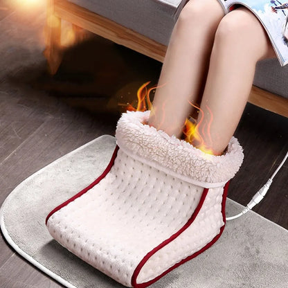 Indulge in Cozy Comfort with Our Heated Electric Foot Warmer - 5 Adjustable Heat Settings for Ultimate Relaxation