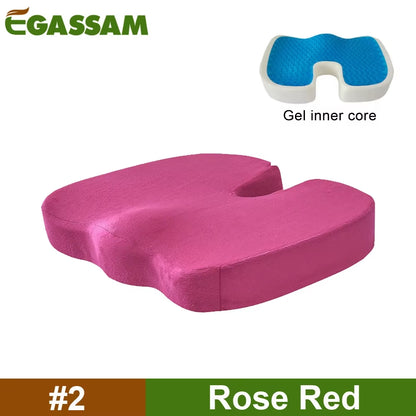Experience Ultimate Comfort with Our Gel Enhanced Orthopedic Seat Cushion - Perfect for Office, Car, and Travel!