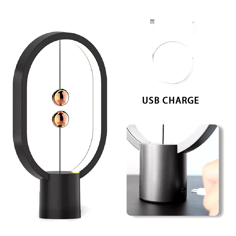 Stylish LED Mini Balance Lamp - Creative Touch Control Night Light for Bedroom & Desk Decor