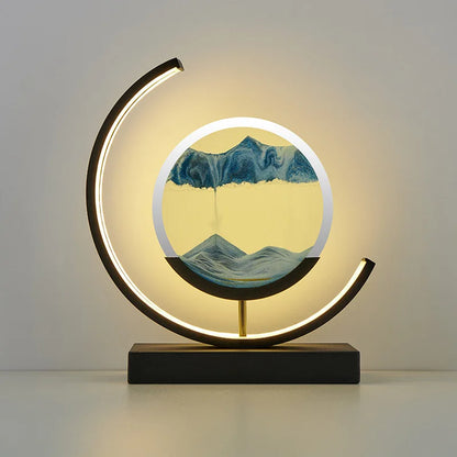 Illuminate Your Space with the Customizable 2024 LED 3D Hourglass Decoration - SLBJ1820