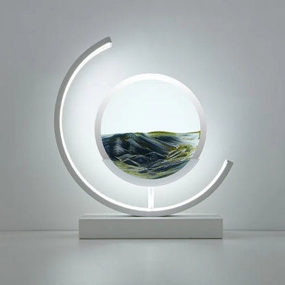 Illuminate Your Space with the Customizable 2024 LED 3D Hourglass Decoration - SLBJ1820