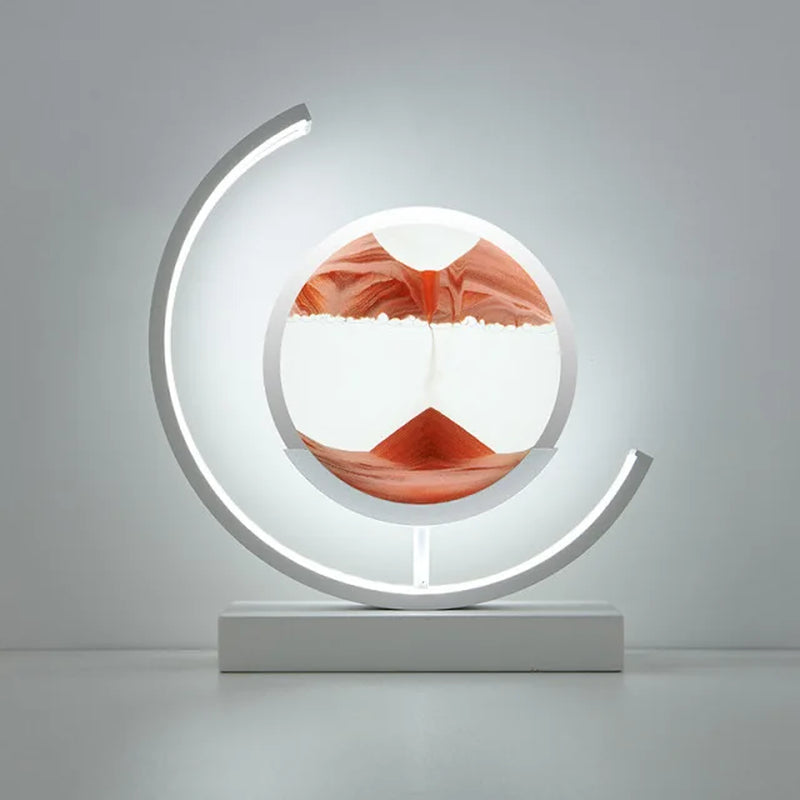 Illuminate Your Space with the Customizable 2024 LED 3D Hourglass Decoration - SLBJ1820