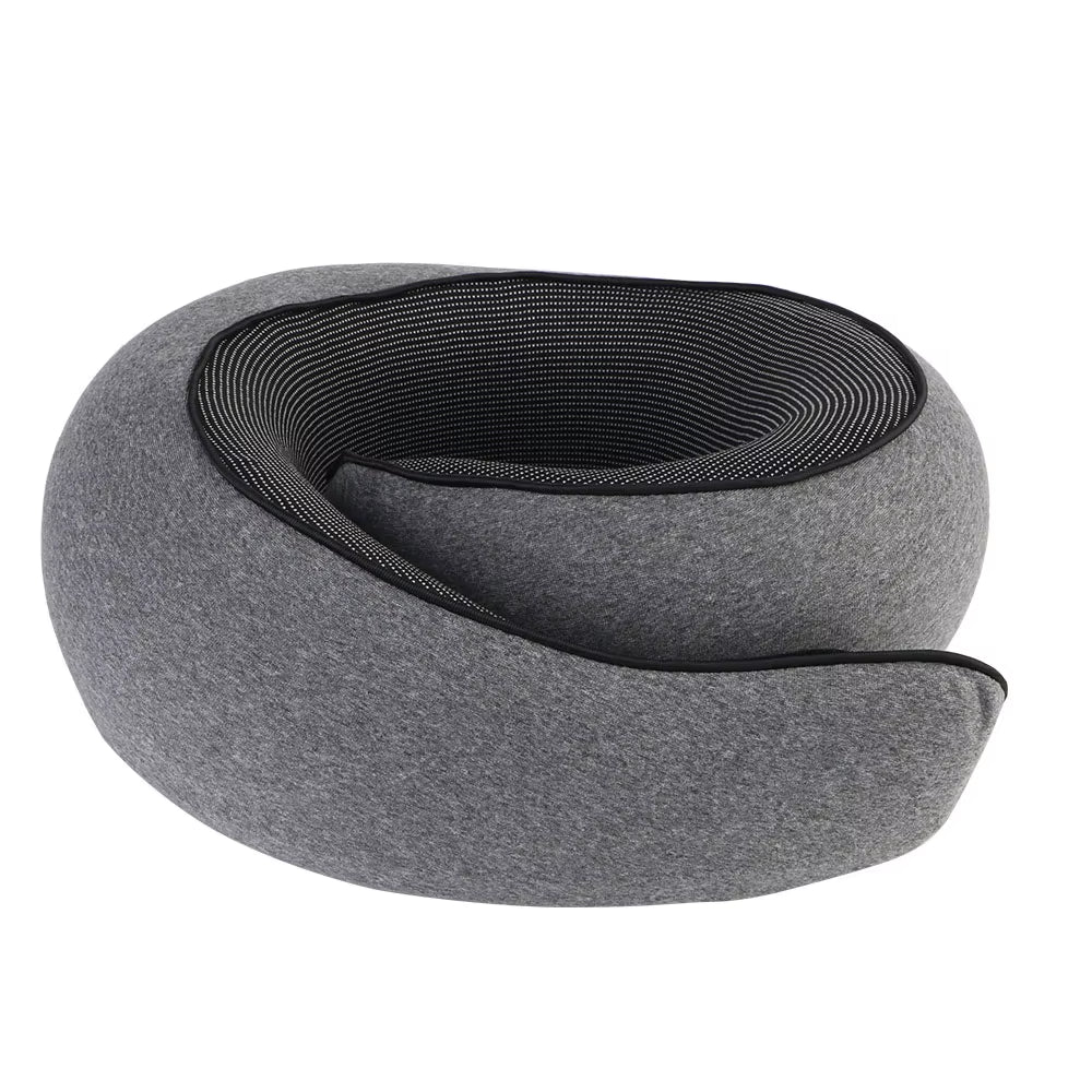 Ultimate Travel Companion: Portable U-Shaped Memory Foam Pillow for Neck Support and Comfort on the Go
