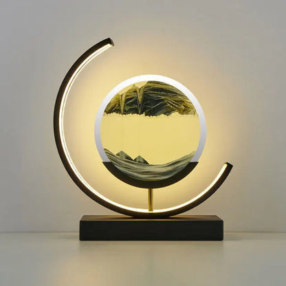 Illuminate Your Space with the Customizable 2024 LED 3D Hourglass Decoration - SLBJ1820