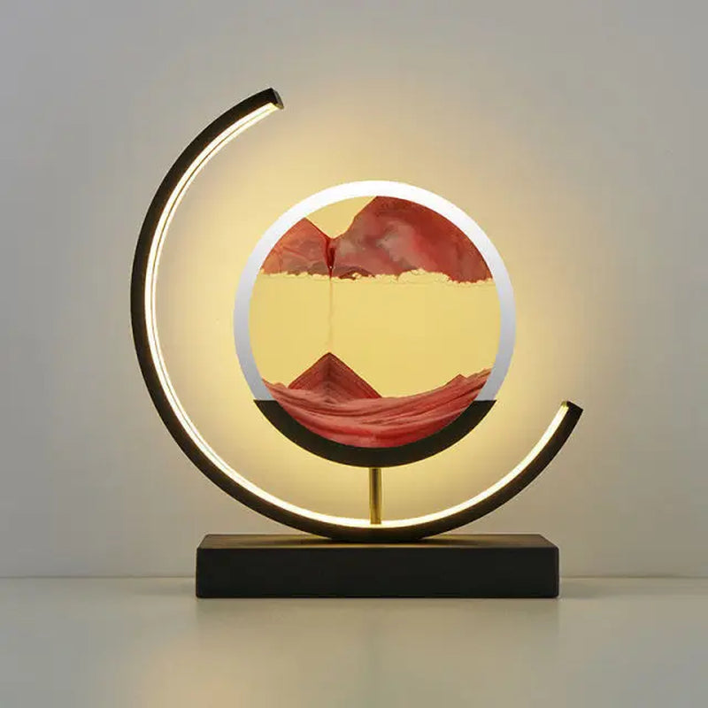 Illuminate Your Space with the Customizable 2024 LED 3D Hourglass Decoration - SLBJ1820