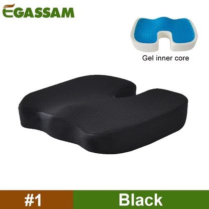 Experience Ultimate Comfort with Our Gel Enhanced Orthopedic Seat Cushion - Perfect for Office, Car, and Travel!