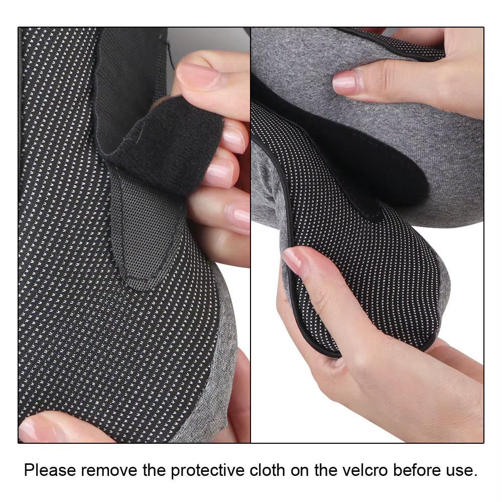 Ultimate Travel Companion: Portable U-Shaped Memory Foam Pillow for Neck Support and Comfort on the Go
