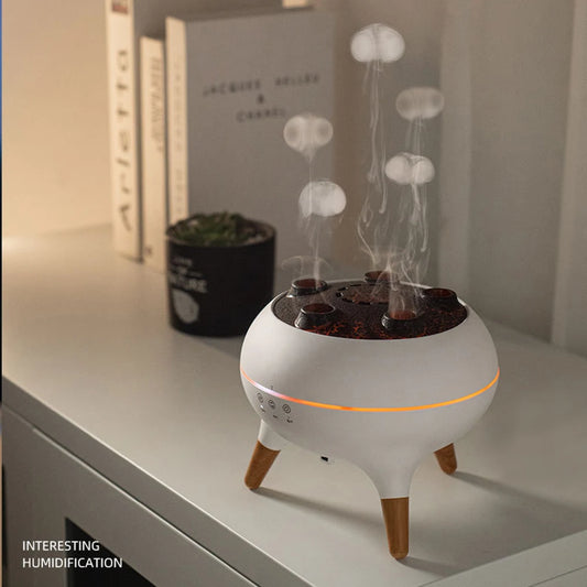 Transform Your Space with the Dynamic Jellyfish Air Humidifier - 250Ml Essential Oil Diffuser with Remote Control and 7 Colorful Night Lights