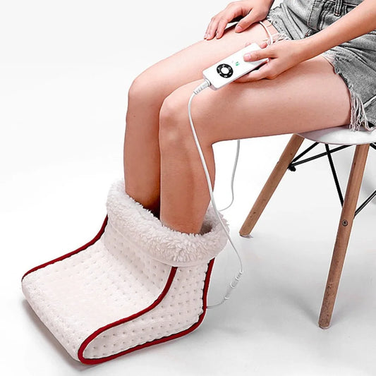 Indulge in Cozy Comfort with Our Heated Electric Foot Warmer - 5 Adjustable Heat Settings for Ultimate Relaxation