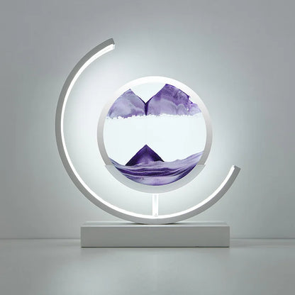 Illuminate Your Space with the Customizable 2024 LED 3D Hourglass Decoration - SLBJ1820