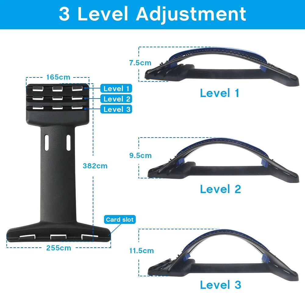 Ultimate Magnetic Back Massage Stretcher for Pain Relief and Posture Correction