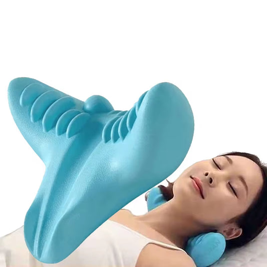 Cervical Spine Stretch Neck and Shoulder Relaxer - Ultimate Cervical Muscle Relaxation and Pain Relief Massage Pillow