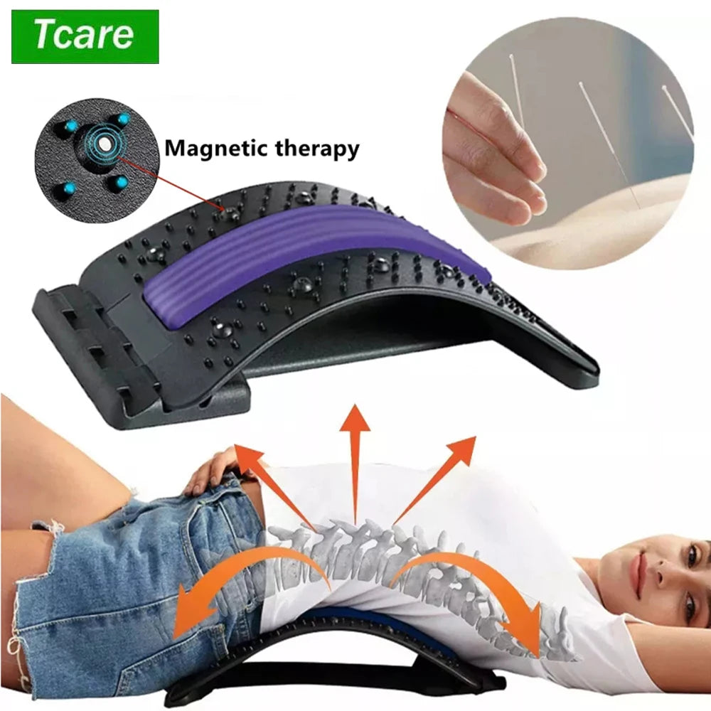 Ultimate Magnetic Back Massage Stretcher for Pain Relief and Posture Correction