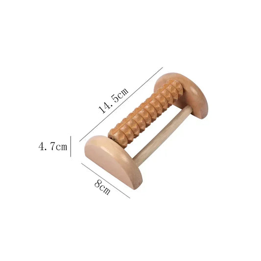 Revitalize Your Feet with the Wooden Foot Roller Massager - Ultimate Relief for Plantar Fasciitis and Enhanced Circulation