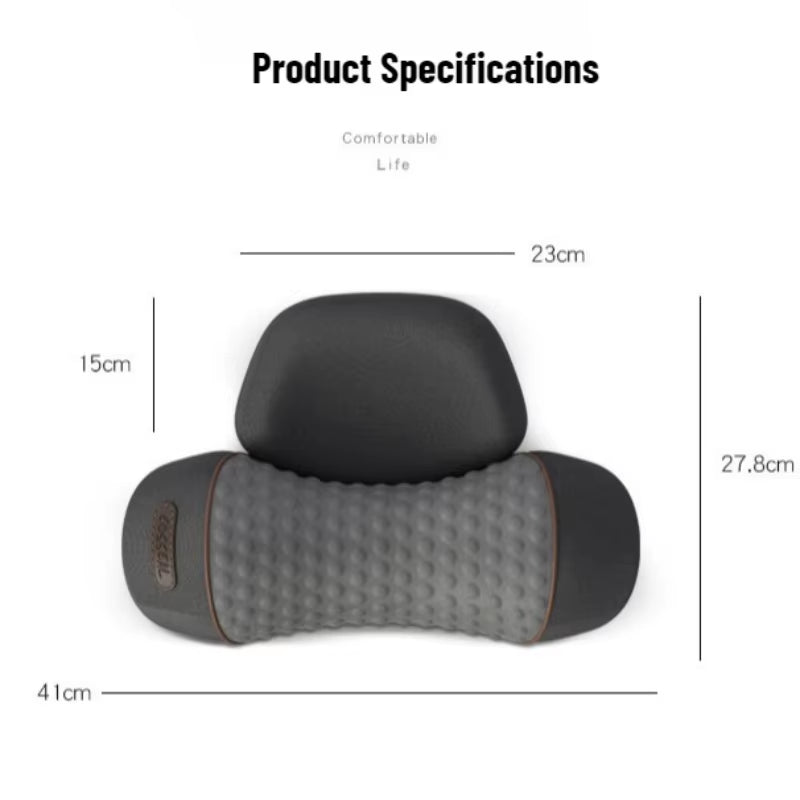 Revitalize Your Relaxation: Electric Cervical Pillow with Hot Compress and Vibration for Neck Traction and Spine Support