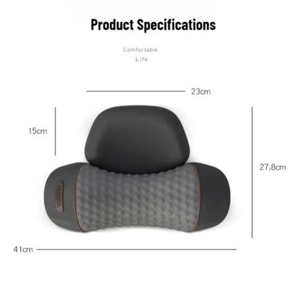 Revitalize Your Relaxation: Electric Cervical Pillow with Hot Compress and Vibration for Neck Traction and Spine Support